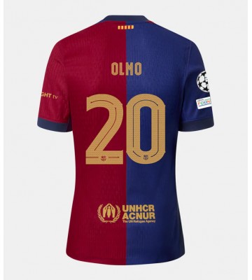 Barcelona Dani Olmo #20 Hjemmebanetrøje 2024-25 Kort ærmer